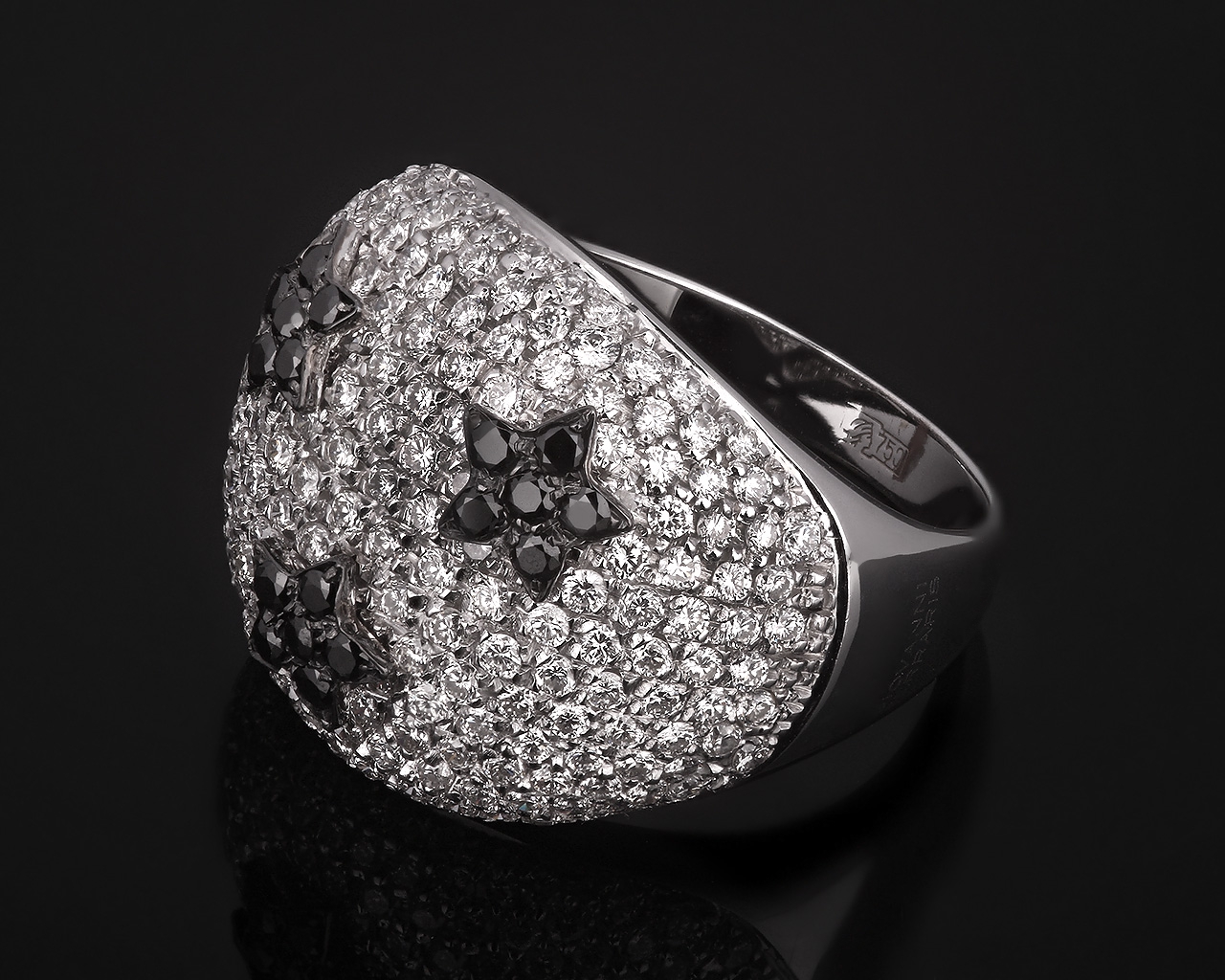 Шикарное золотое кольцо с бриллиантами 2.00ct Giovanni Ferraris Шикарное золотое кольцо с бриллиантами 2.00ct Giovanni Ferraris