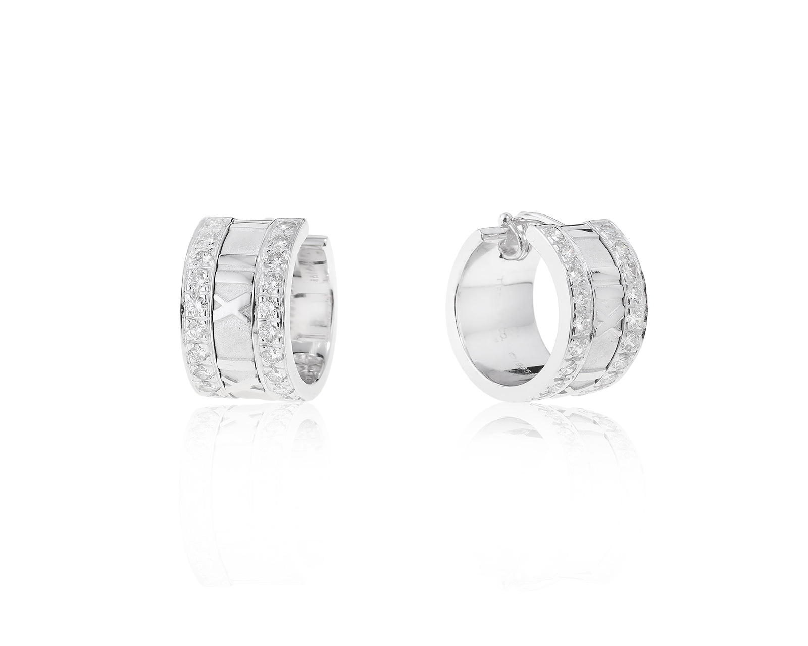 Оригинальные золотые серьги Tiffany&Co Atlas 200523/2
