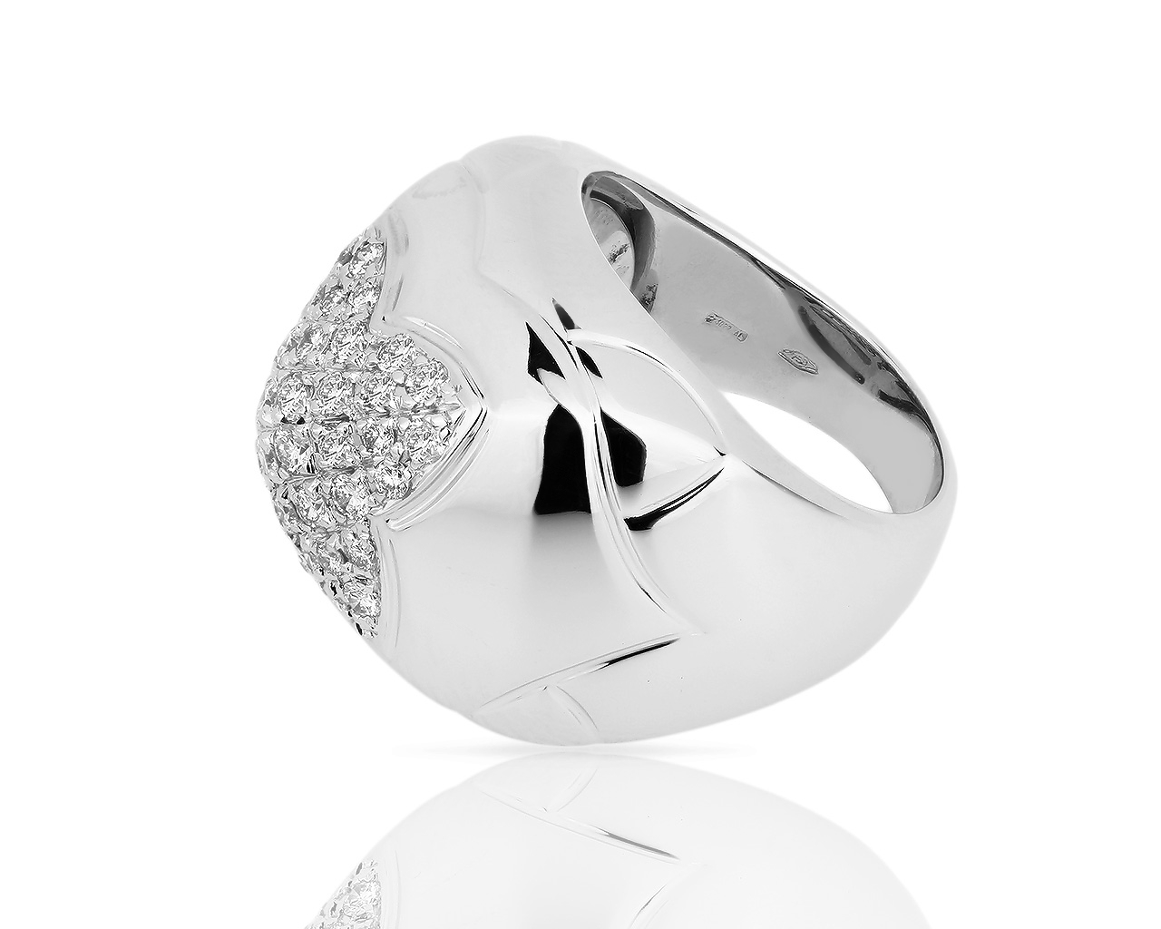 Золотое кольцо с бриллиантами 0.73ct Bvlgari Piramide 270618/3