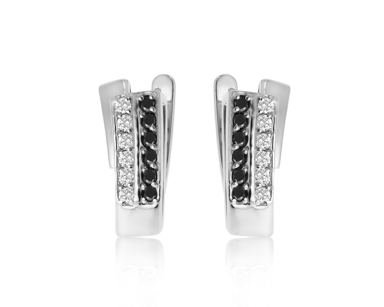 Потрясающие золотые серьги с бриллиантами 0.53ct 050321/21