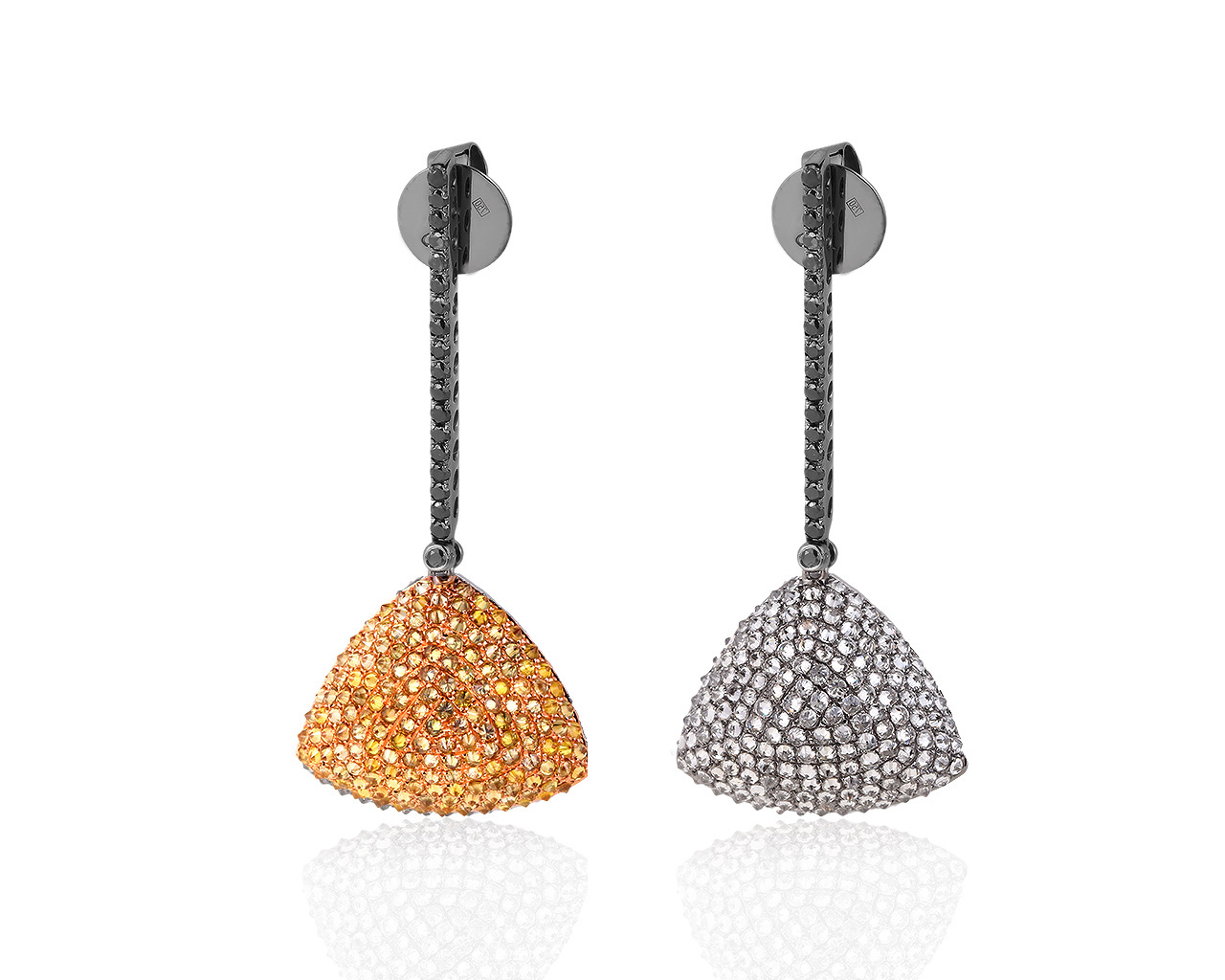 Великолепные золотые серьги с бриллиантами 4.51ct 310519/4