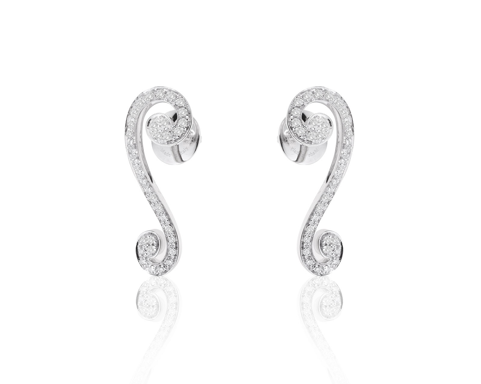 Оригинальные золотые серьги с бриллиантами 0.40ct Salvini 180423/11 Оригинальные золотые серьги с бриллиантами 0.40ct Salvini 180423/11