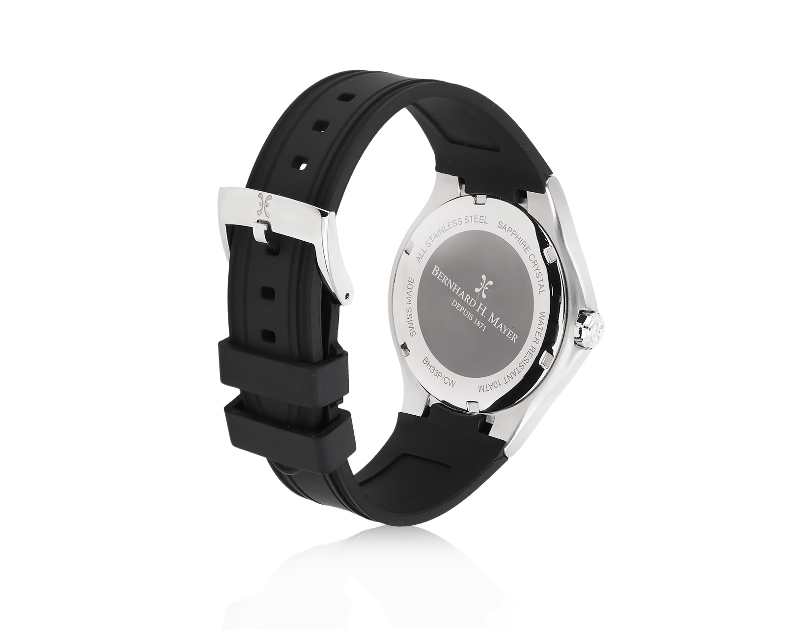 Оригинальные стальные часы Bernhard H. Mayer Le Classique