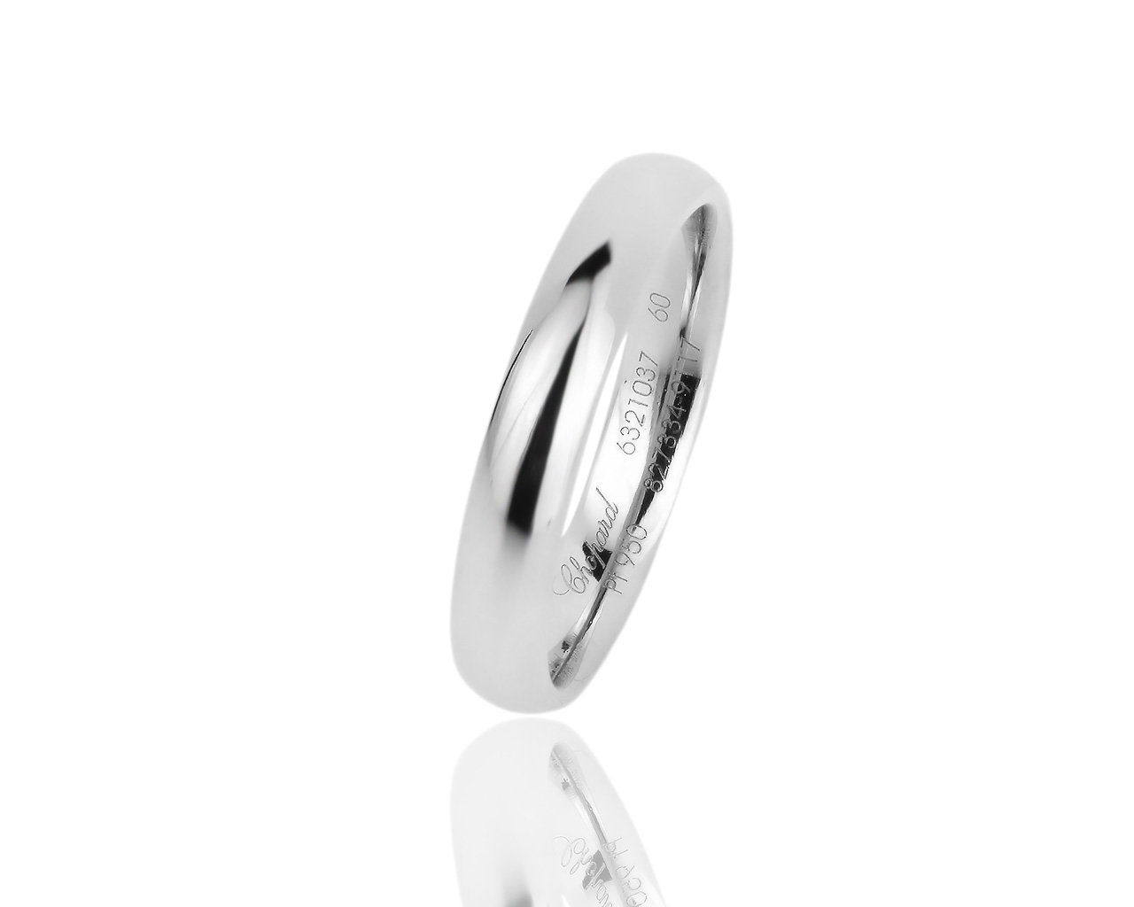 Оригинальное платиновое кольцо Chopard Weddig