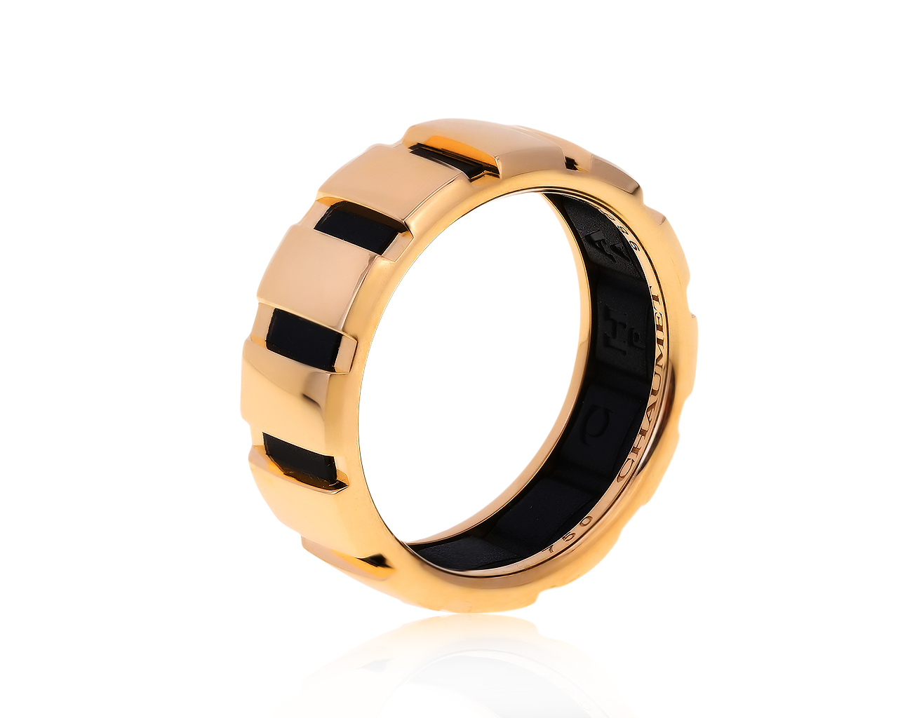 Оригинальное золотое кольцо Chaumet Class One 110121/3