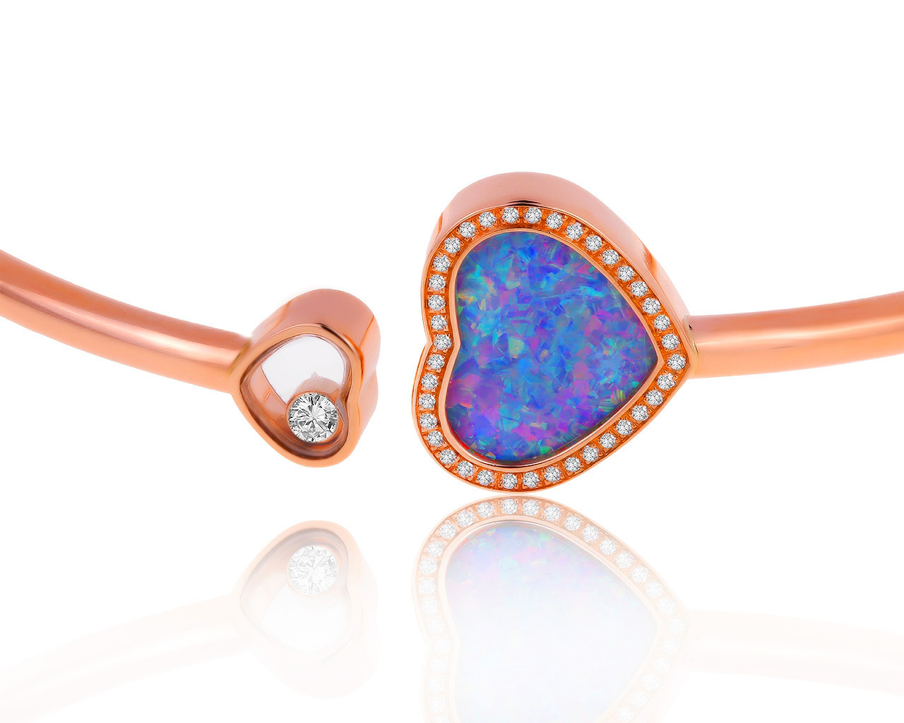 Оригинальный золотой браслет с опалом Chopard