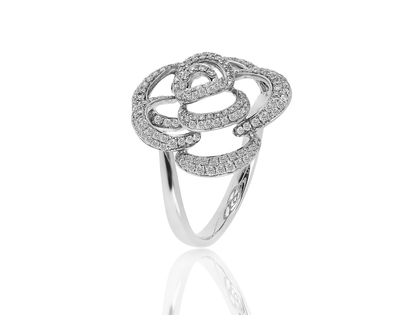 Оригинальное золотое кольцо с бриллиантами 0.89ct Roberto Bravo 310519/13