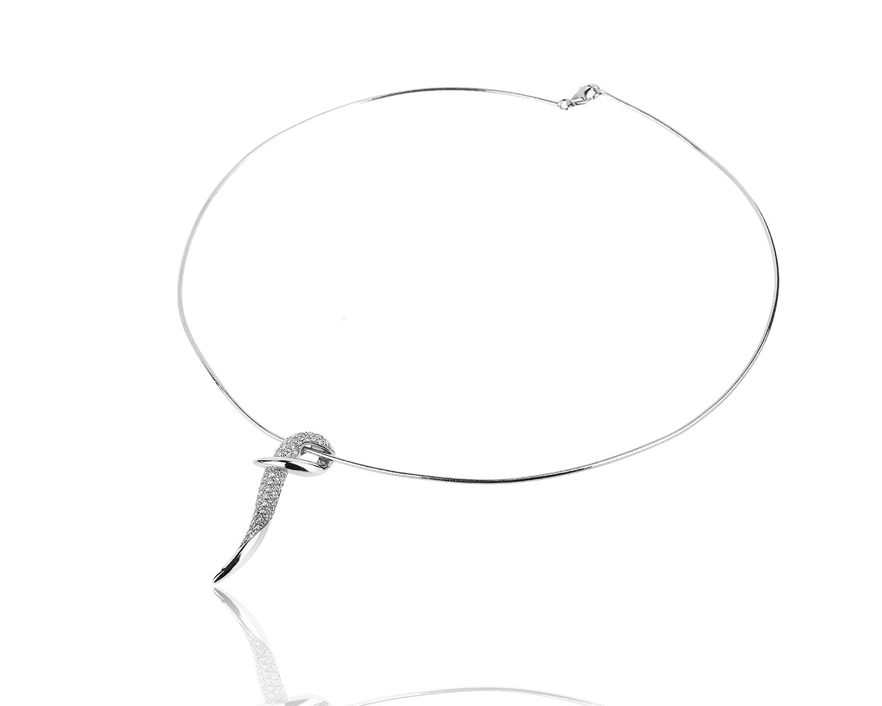 Изысканный золотой кулон с бриллиантами 0.76ct Garel Paris