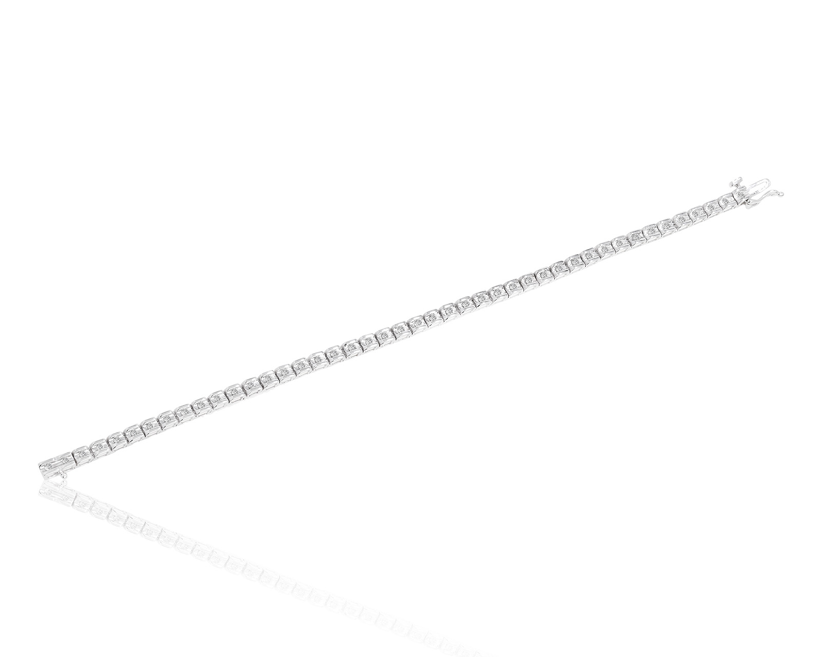 Престижный золотой браслет с бриллиантами 0.70ct