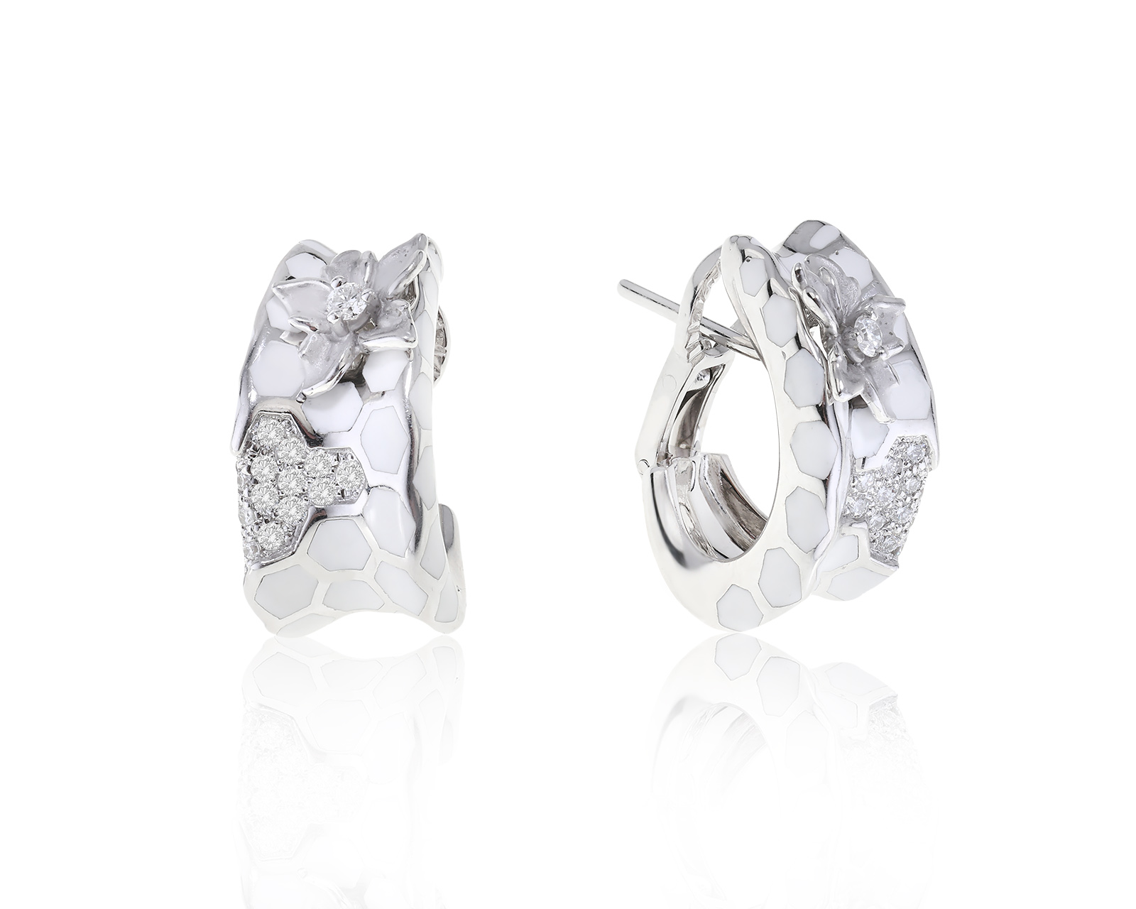 Оригинальные золотые серьги Magerit Nature 140423/4