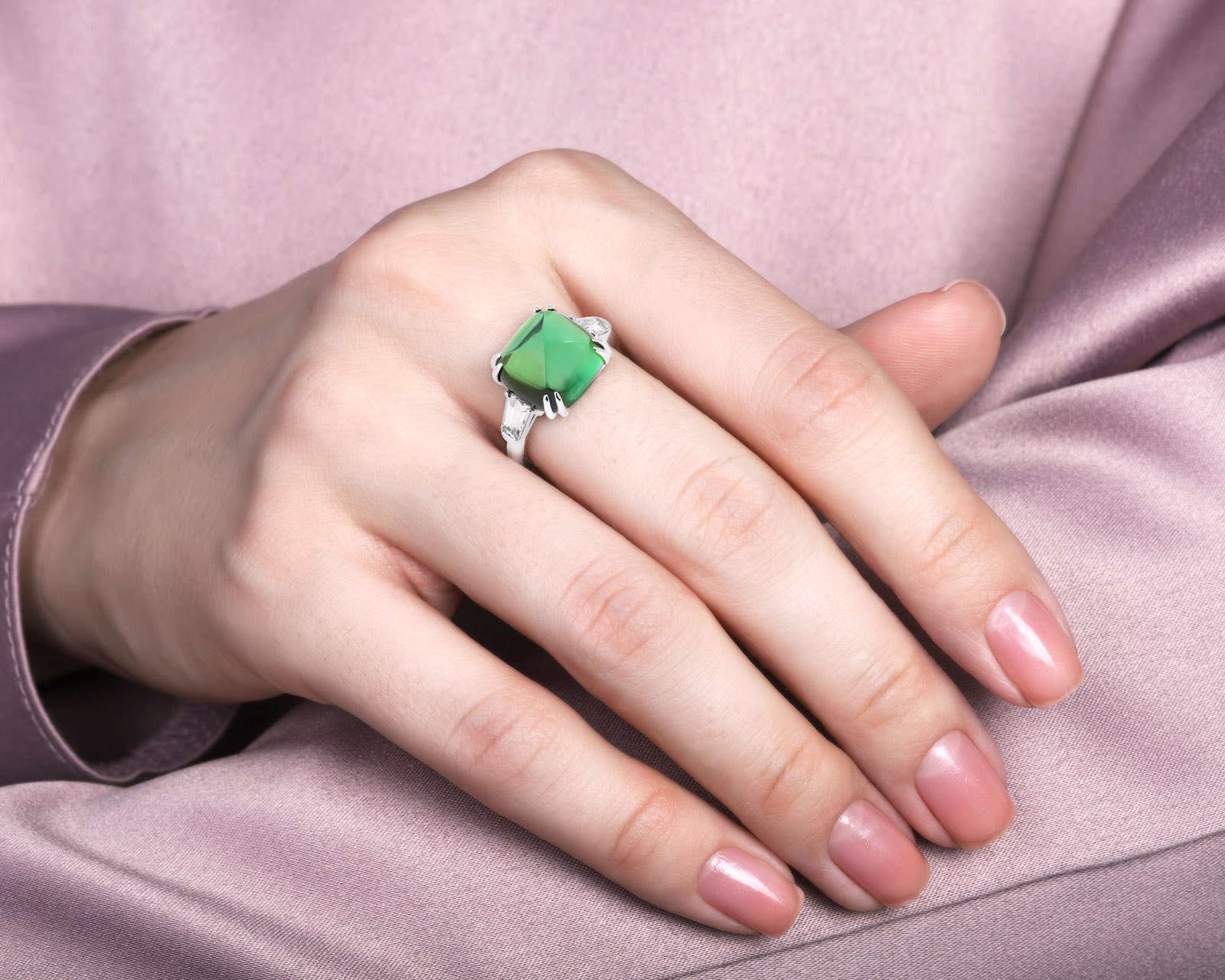 Золотое кольцо с турмалином 8.21ct Evgeny Matveev