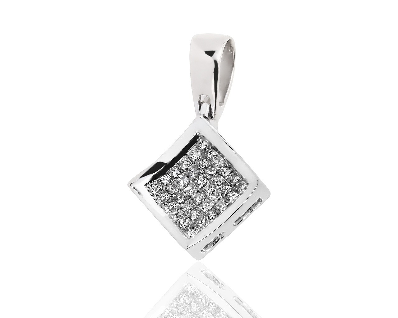 Изящная золотая подвеска с бриллиантами 0.40ct 081118/3 Изящная золотая подвеска с бриллиантами 0.40ct 081118/3