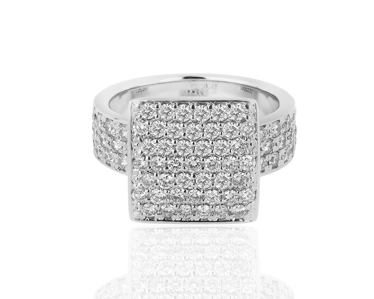 Оригинальное золотое кольцо с бриллиантами 1.94ct Casa Gi