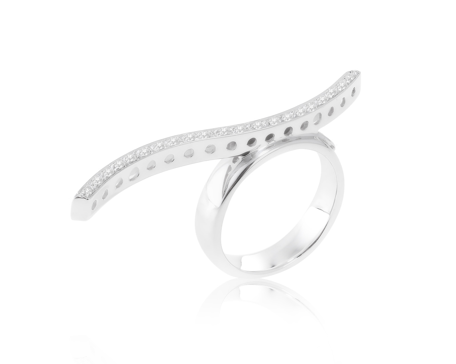 Превосходное золотое кольцо с бриллиантами 0.21ct 201222/7