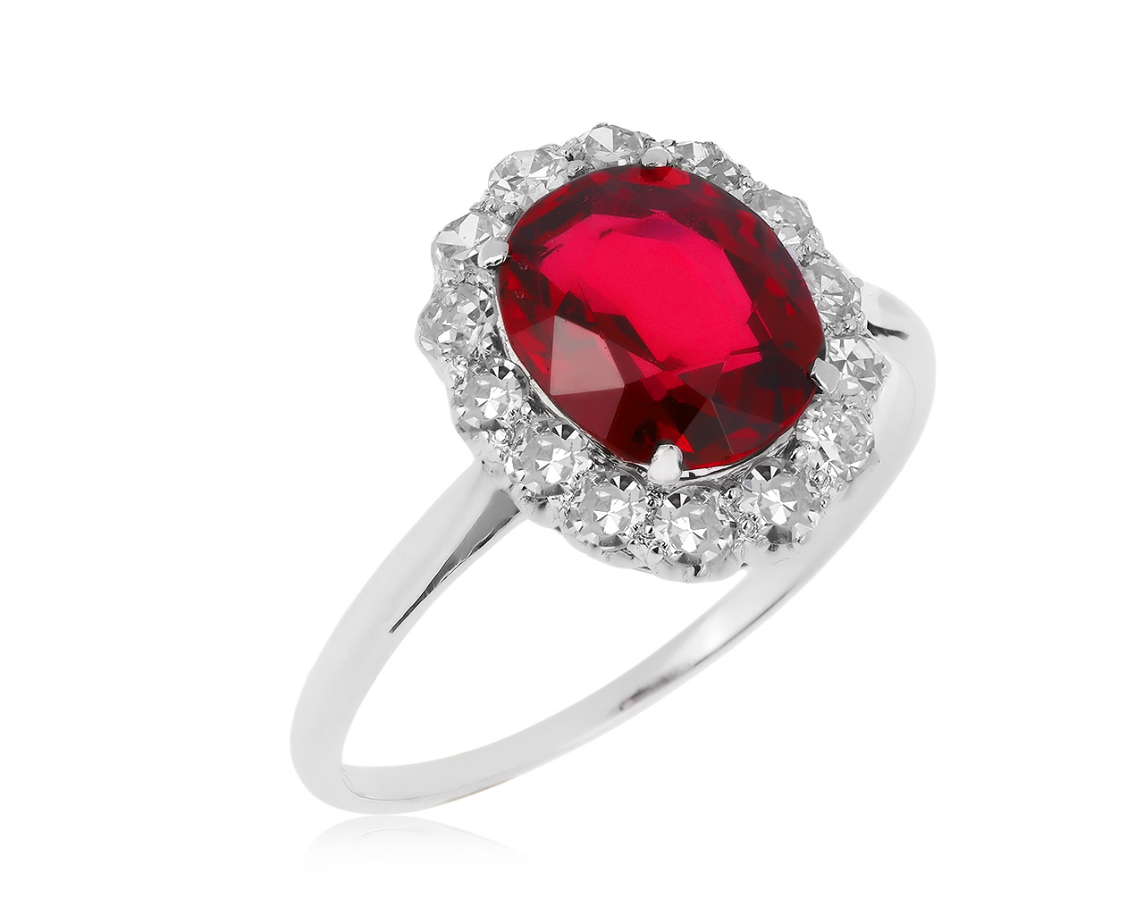 Изысканное золотое кольцо с шпинелью 2.13ct 300420/5