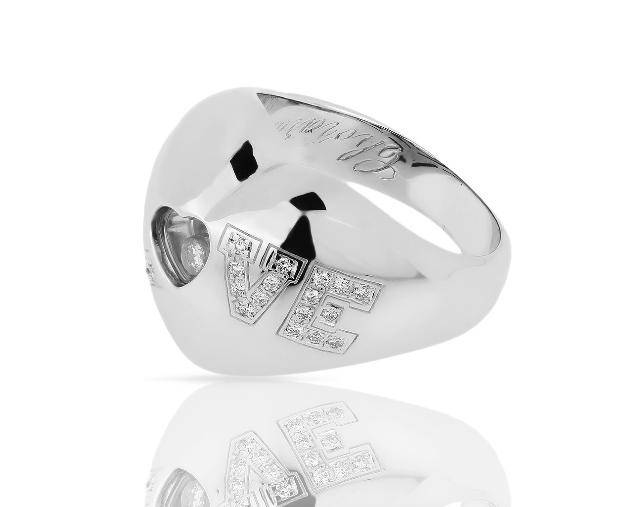 Золотое кольцо с бриллиантами Chopard Happy Diamonds Love 250618/1