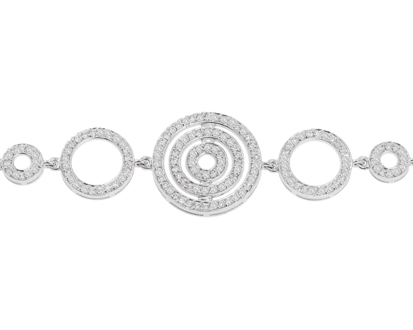 Золотой браслет с бриллиантами 2.66ct