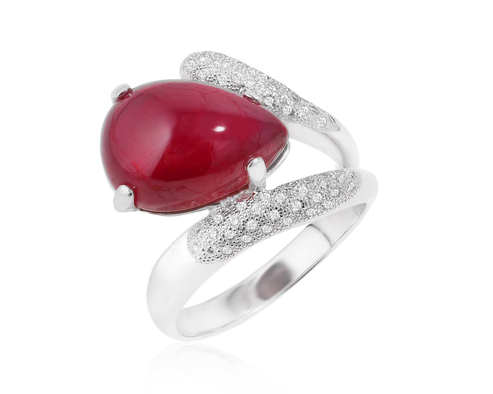 Оригинальное золотое кольцо с рубином 10.87ct Maxim Demidov 280125/КМ143