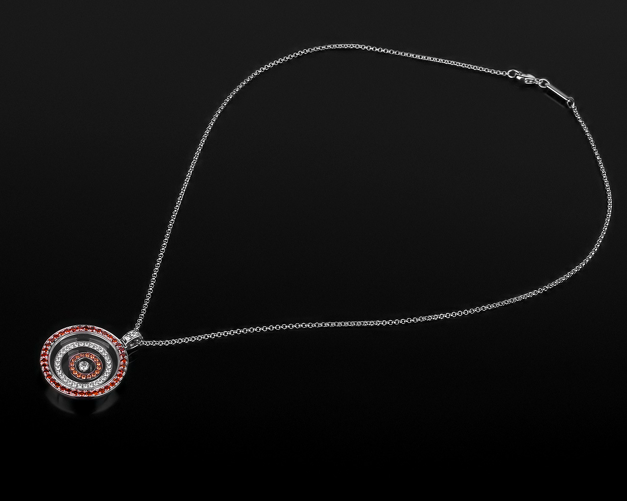 Золотой кулон с бриллиантами 1.25ct Chopard Happy Spirit