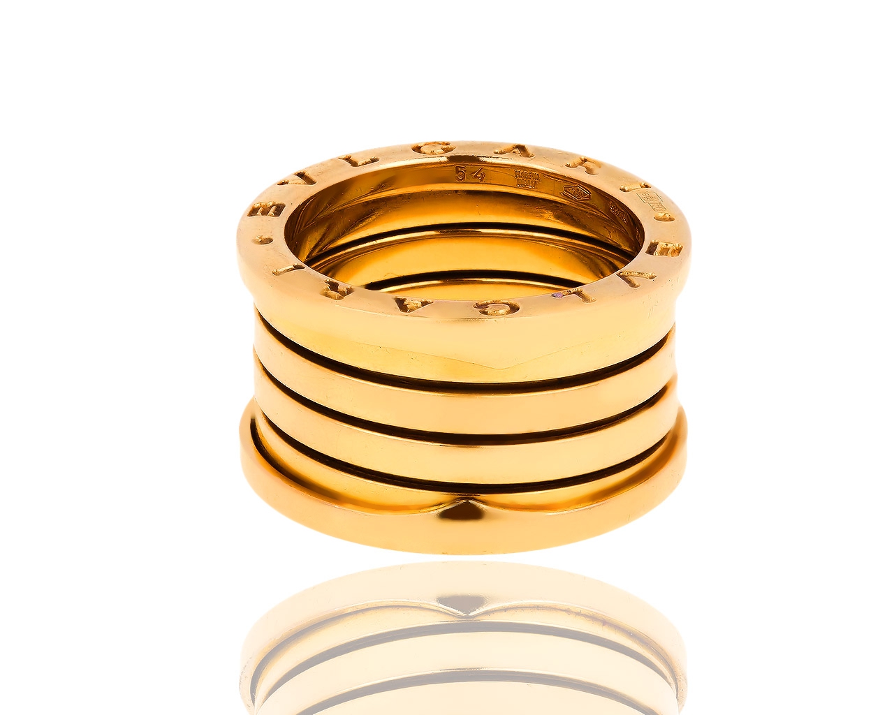 Оригинальное золотое кольцо Bvlgari B.Zero 1 160818/5
