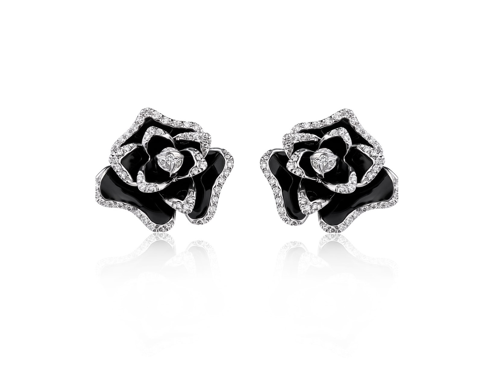 Оригинальные золотые серьги с бриллиантами 0.57ct Roberto Coin 100626/3