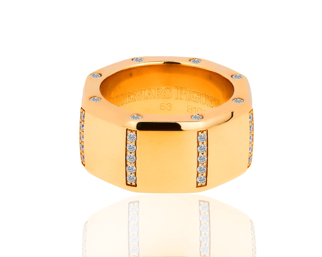 Оригинальное золотое кольцо с бриллиантами 0.70ct Audemars Piguet 221018/3