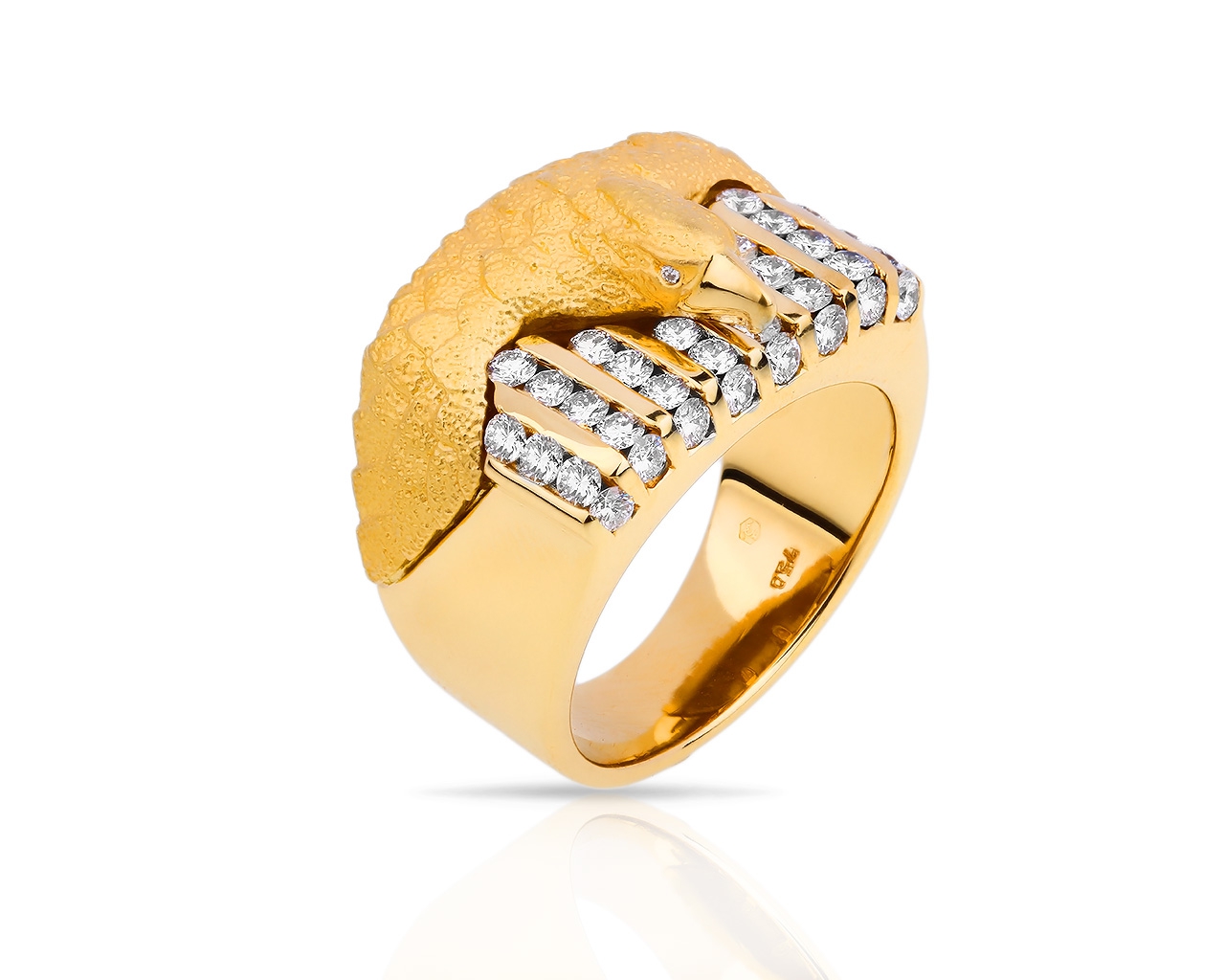 Золотое кольцо с бриллиантами 1.08ct Carrera y Carrera 260218/8