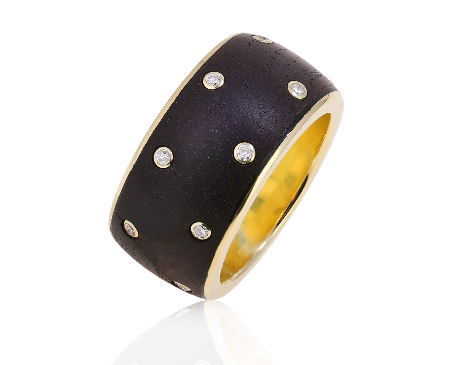 Оригинальное золотое кольцо с бриллиантами 0.23ct German Kabirski 160925/2