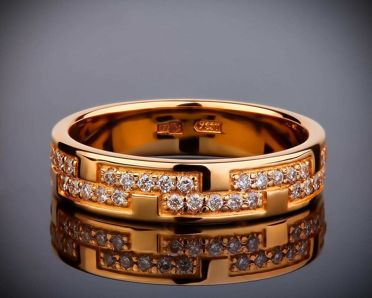 Интересное золотое кольцо с бриллиантами 0.24ct 181116/12 Интересное золотое кольцо с бриллиантами 0.24ct 181116/12