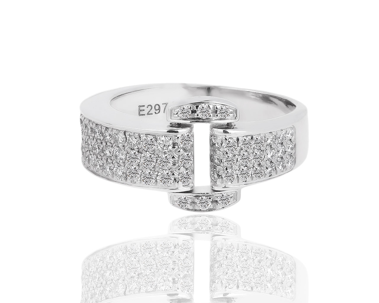 Стильное золотое кольцо с бриллиантами 0.76ct Piaget 210818/3