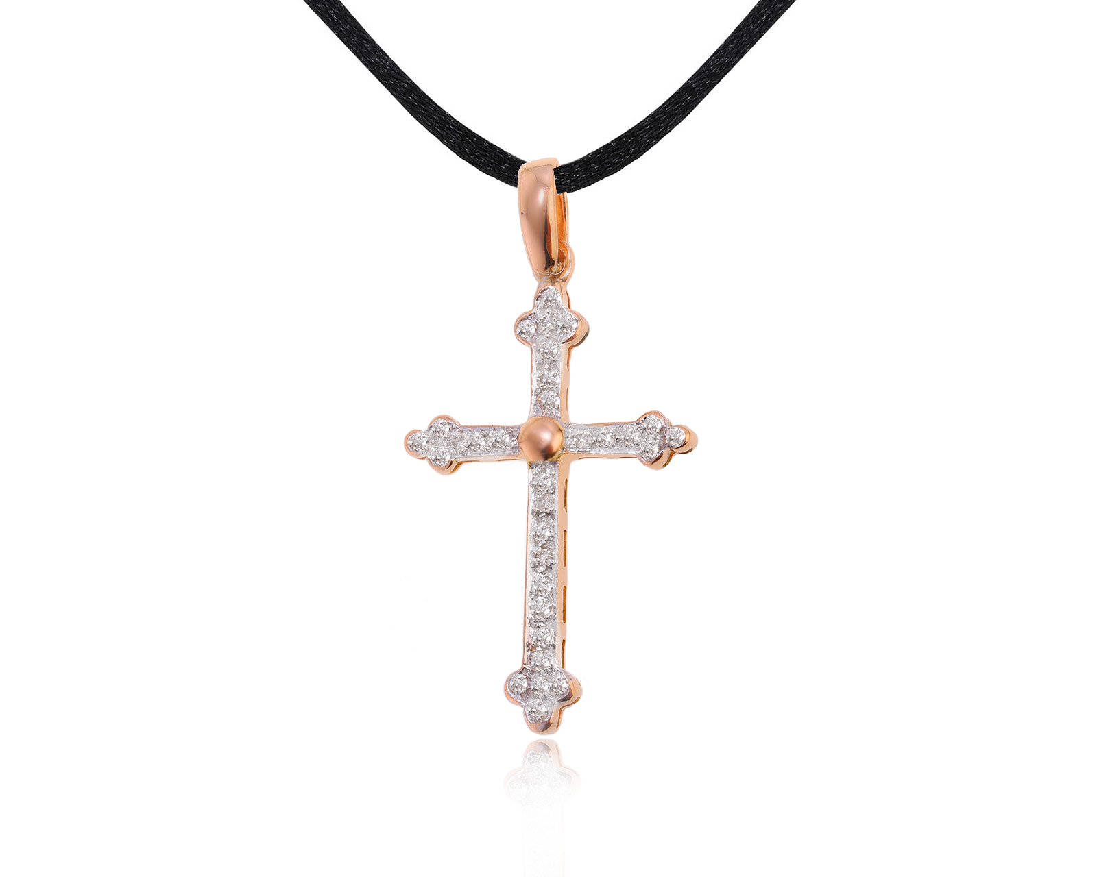 Золотой кулон с бриллиантами 0.25ct 120724/11