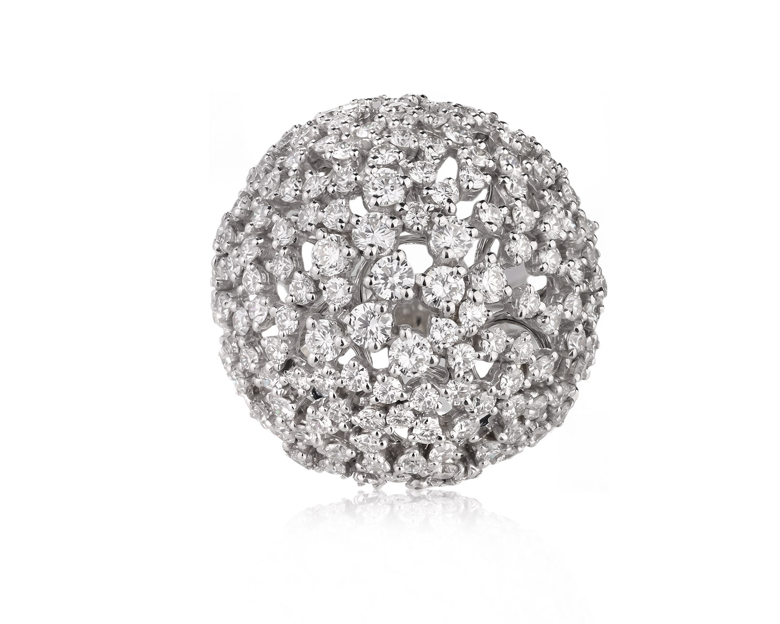 Оригинальное золотое кольцо с бриллиантами 5.05ct Crivelli