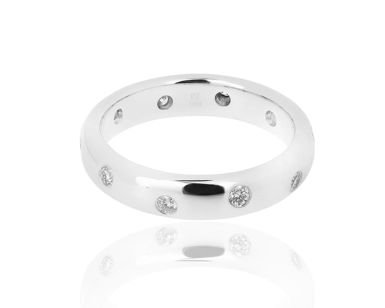 Платиновое кольцо с бриллиантами 0.22ct Tiffany&Co Etoile 200119/5