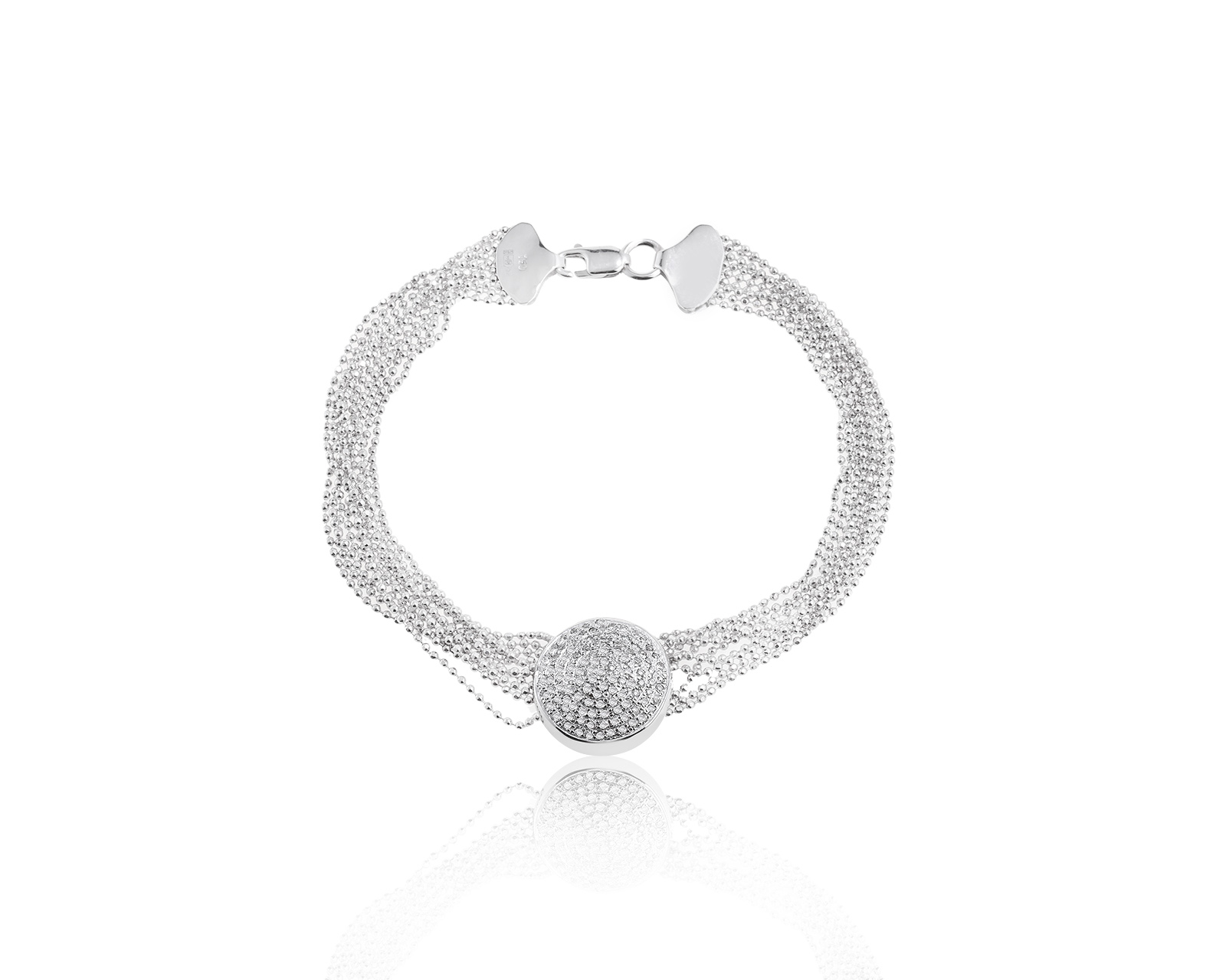 Притягательный золотой браслет с бриллиантами 0.34ct 110523/3