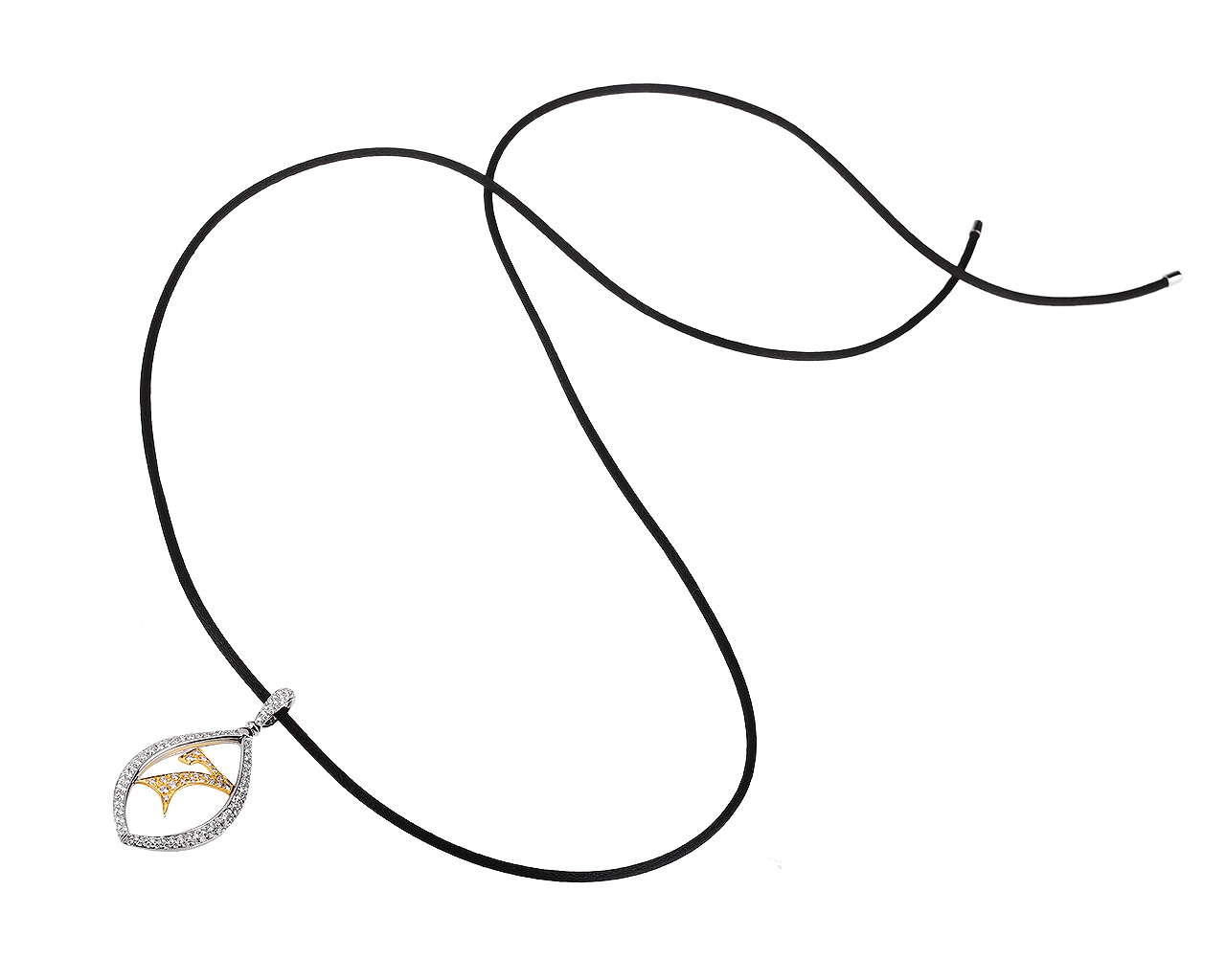 Престижный золотой кулон с бриллиантами 1.20ct Franck Muller