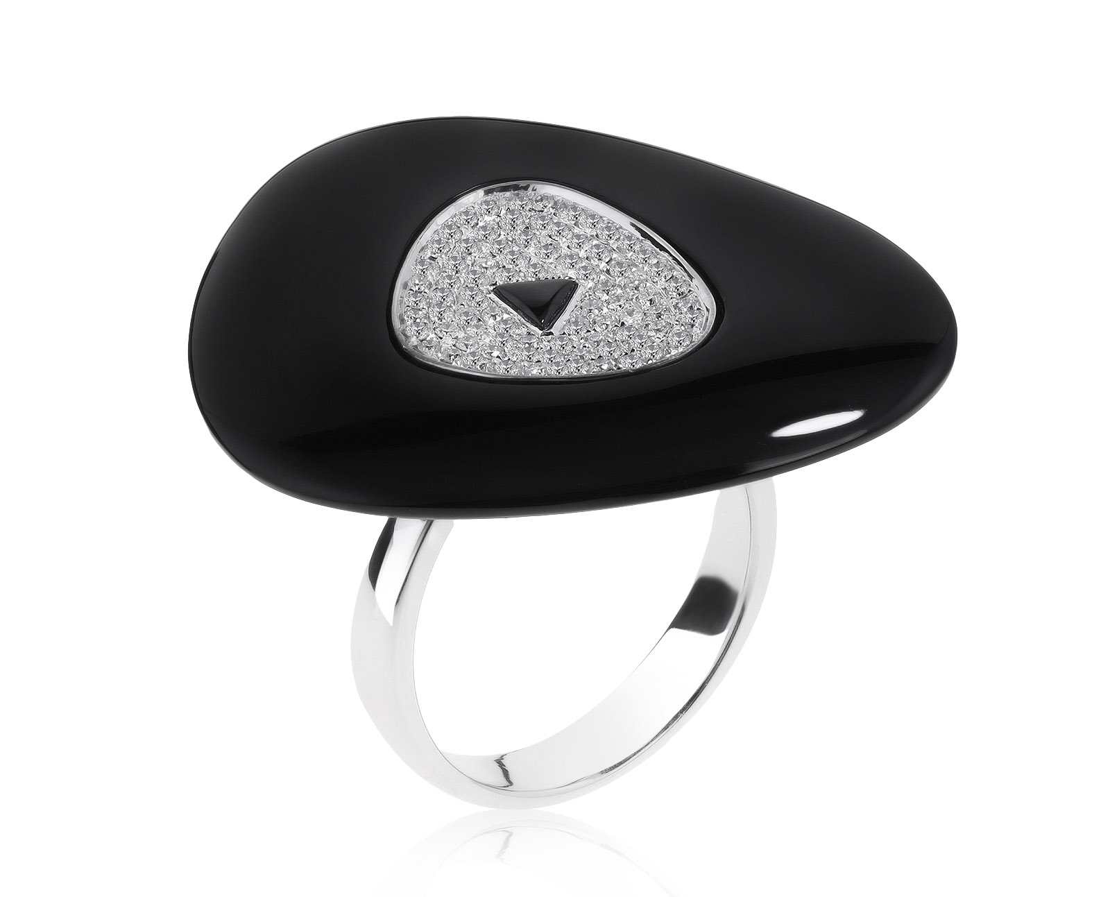 Эстетичное золотое кольцо с бриллиантами 0.50ct 190821/8