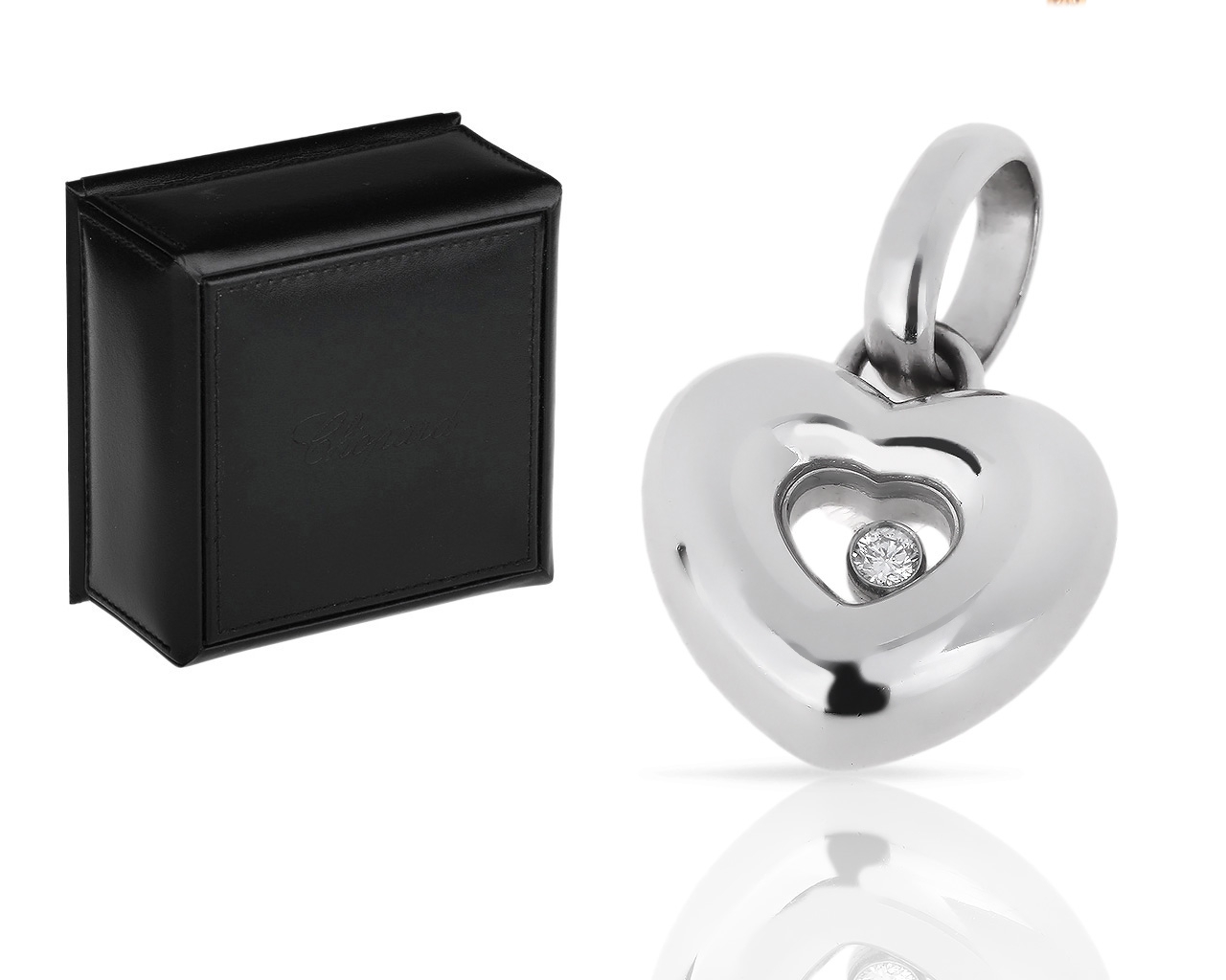 Золотая подвеска с бриллиантом Chopard Happy Diamonds 002800/00