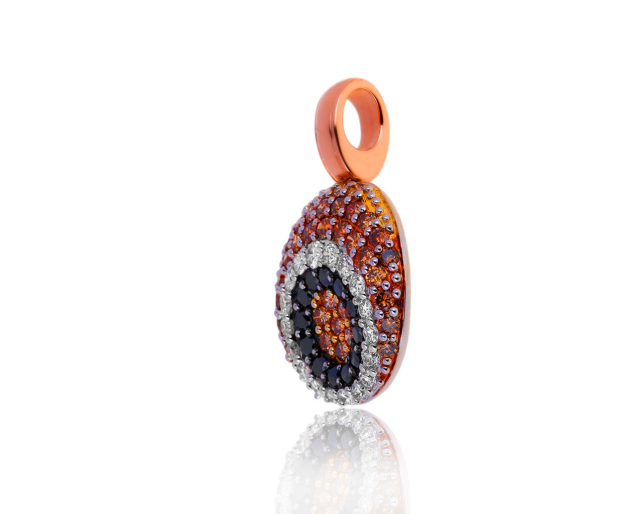 Роскошный золотой кулон с бриллиантами 1.25ct