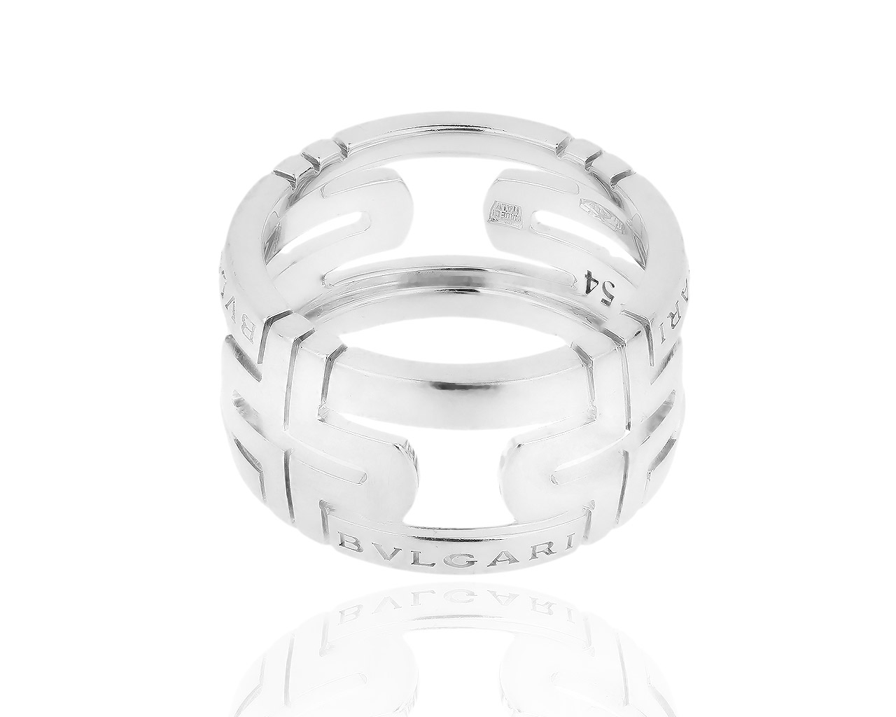 Оригинальное золотое кольцо Bvlgari Parentesi 271218/1