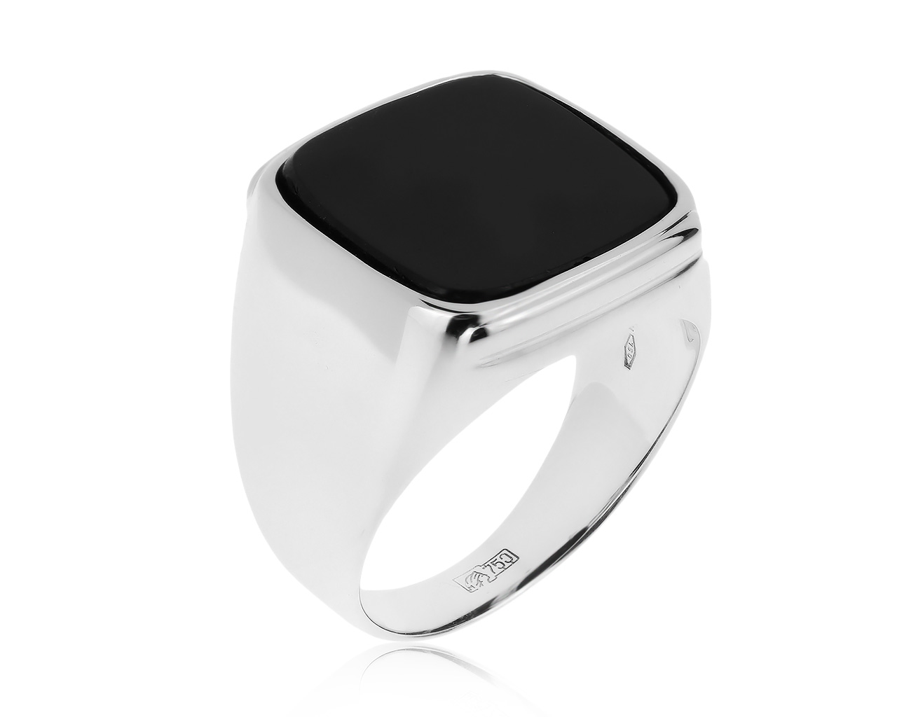 Оригинальное золотое кольцо с ониксом Dolce & Gabbana 031120/14