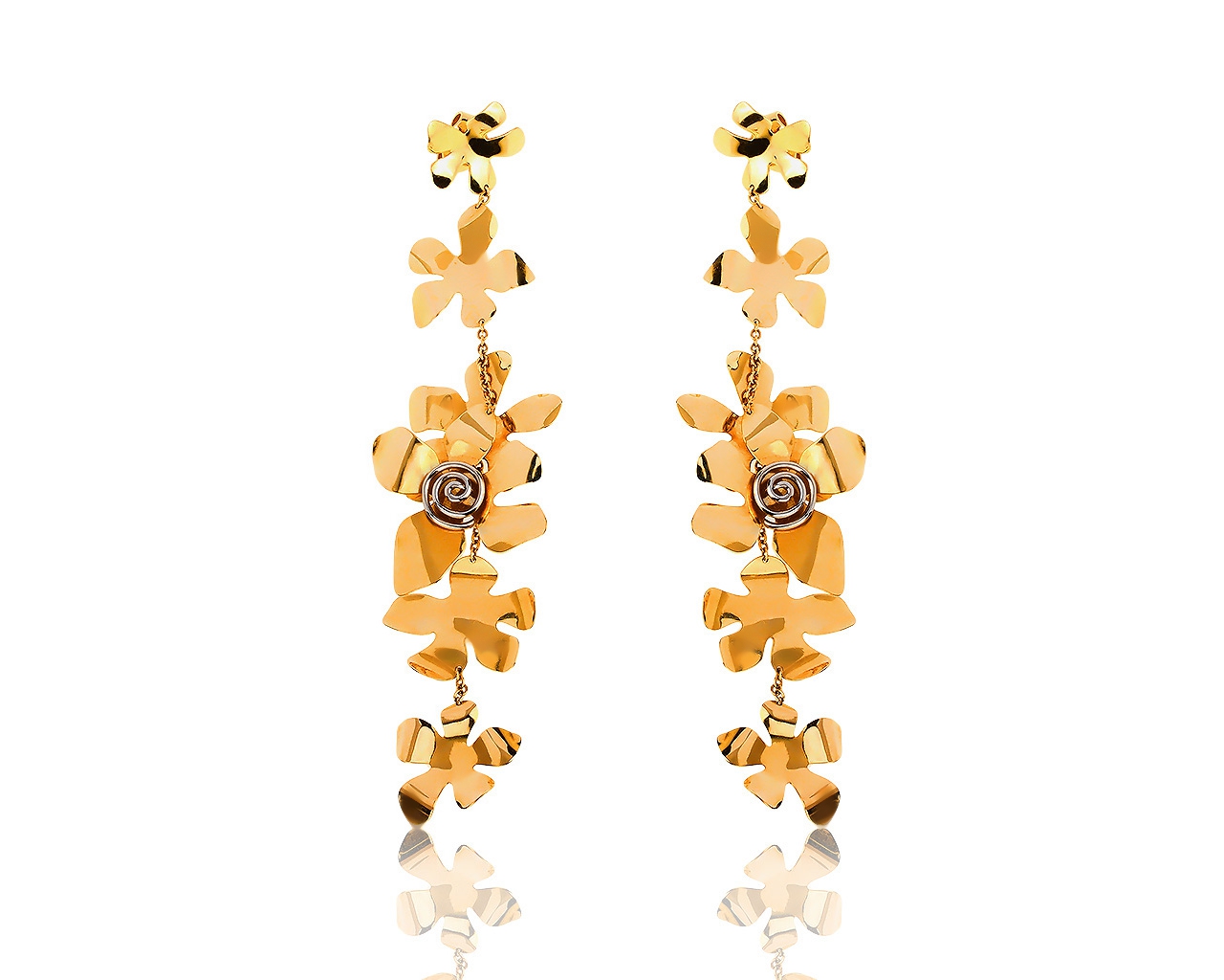 Прекрасные золотые серьги H.Stern 310718/4