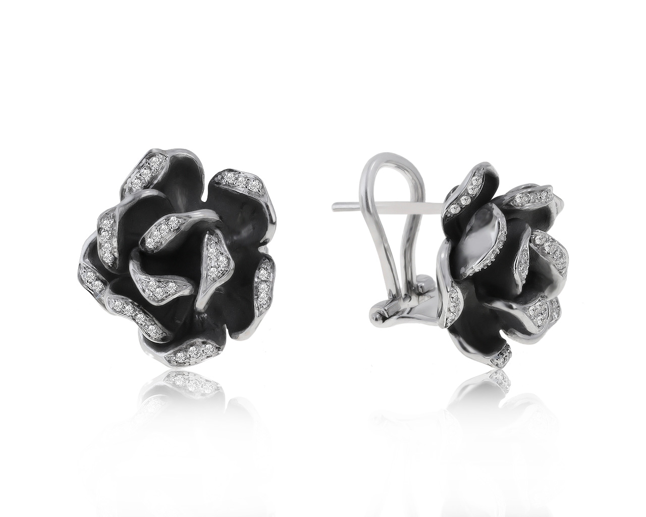 Оригинальные золотые серьги с бриллиантами 0.25ct Annamaria Cammilli 230421/1