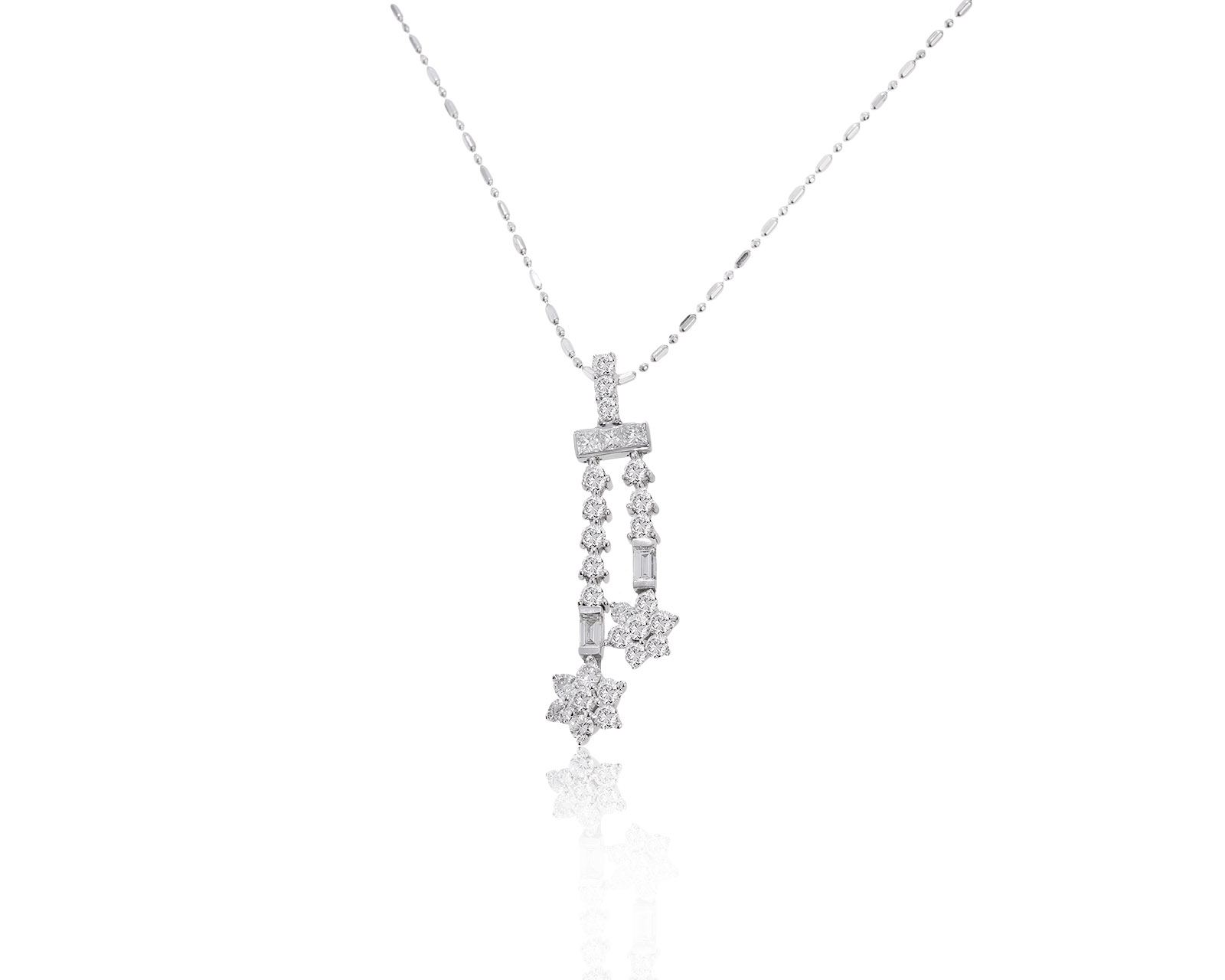 Притягательное золотое колье с бриллиантами 0.98ct 110522/3