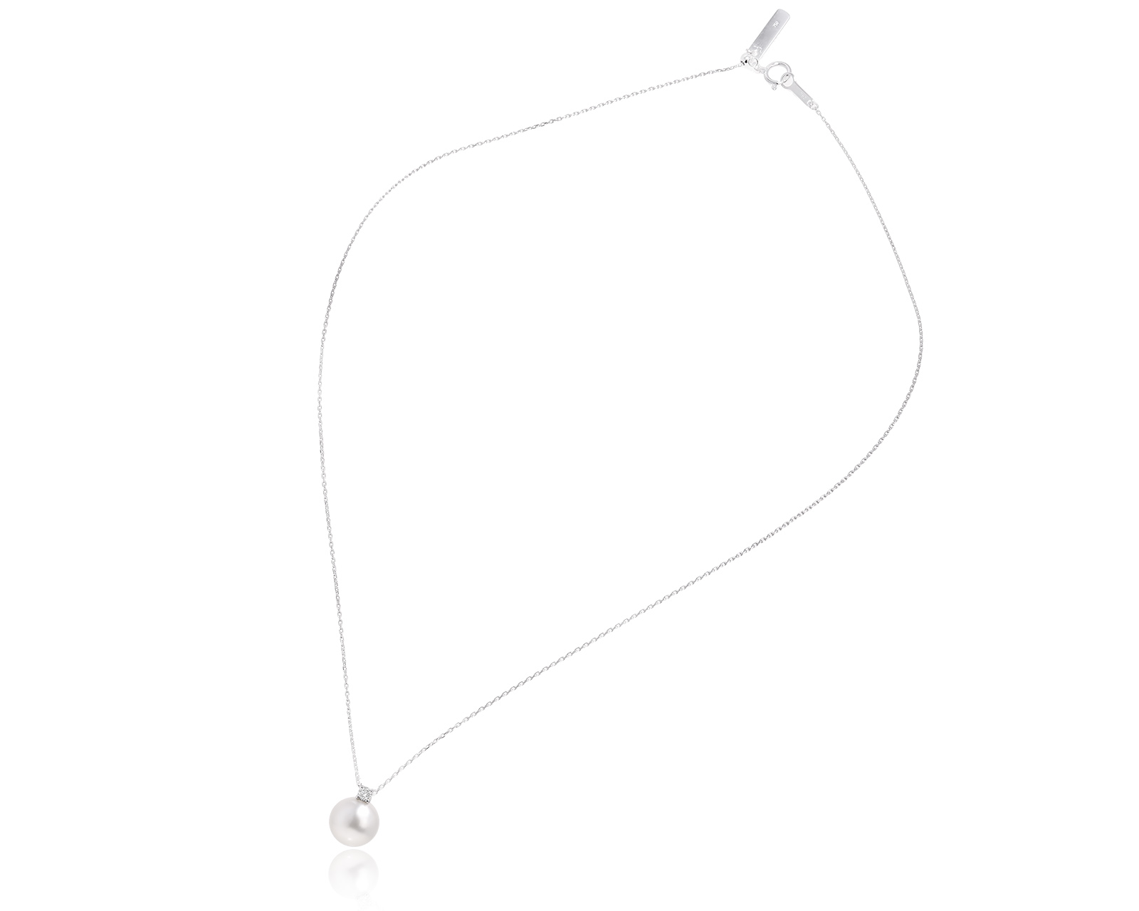 Оригинальное золотое колье с жемчугом Акойя 9.10 мм Tasaki