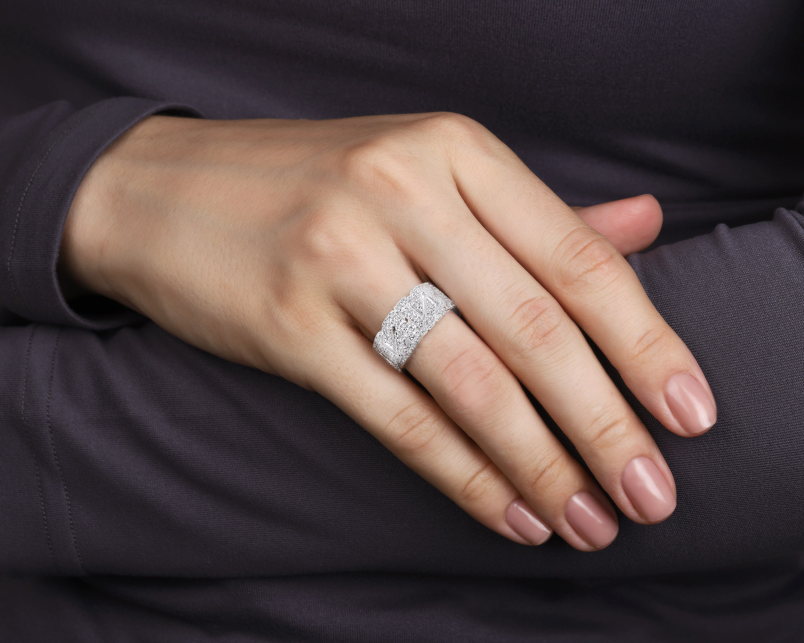 Золотое кольцо с бриллиантами 0.25ct