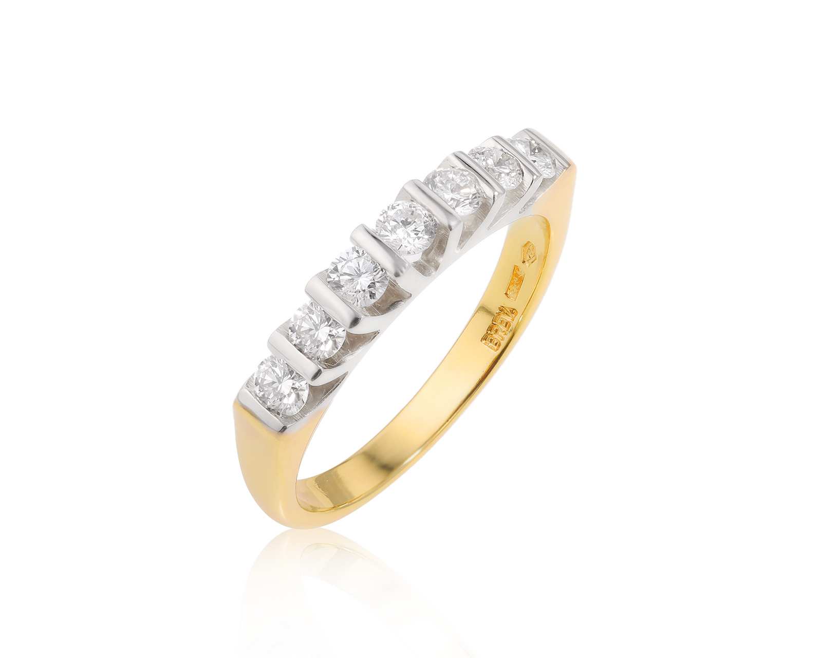 Оригинальное золотое кольцо с бриллиантами 0.51ct Guerci Pallavidini 150624/13