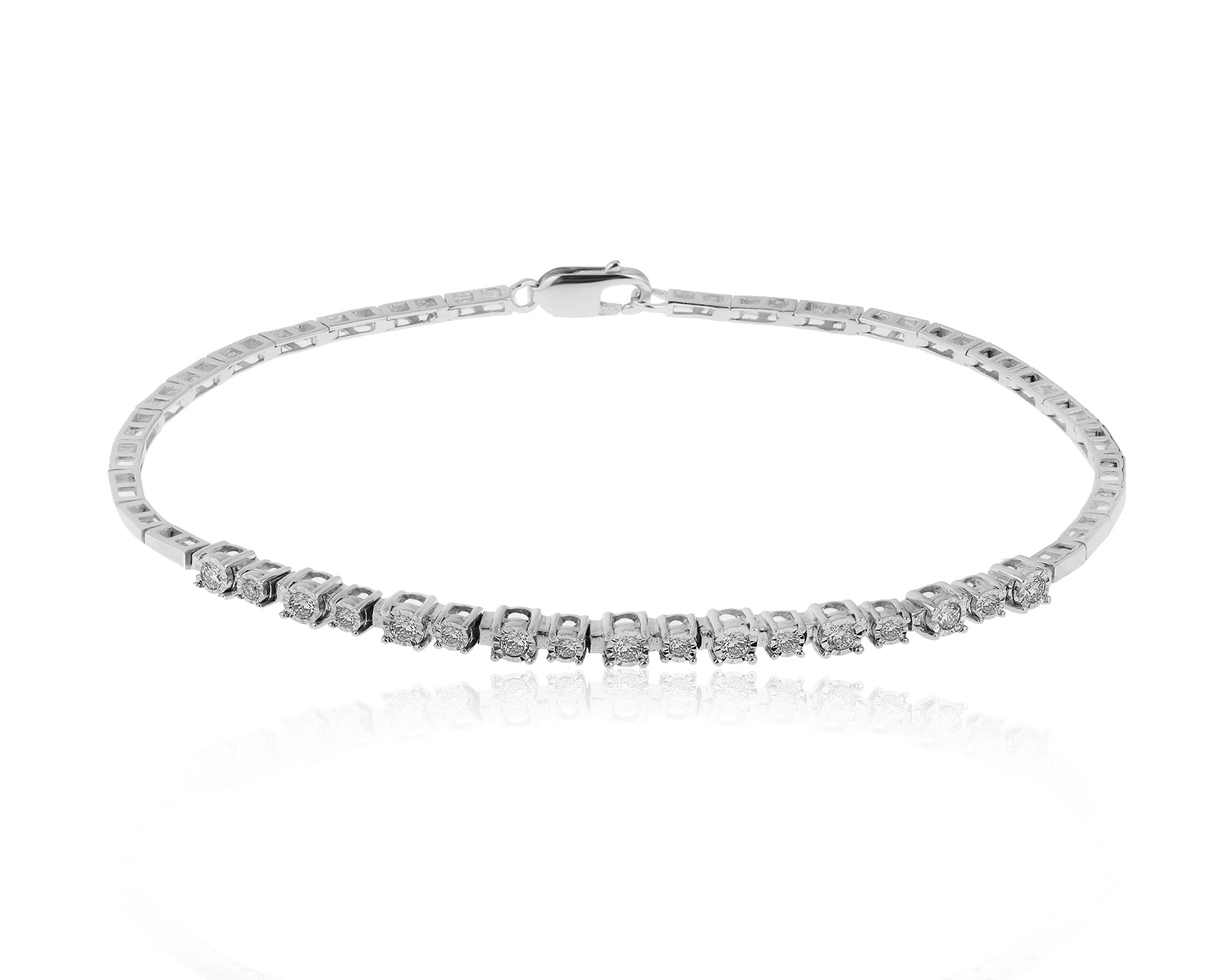 Престижный золотой браслет с бриллиантами 0.27ct 210621/1