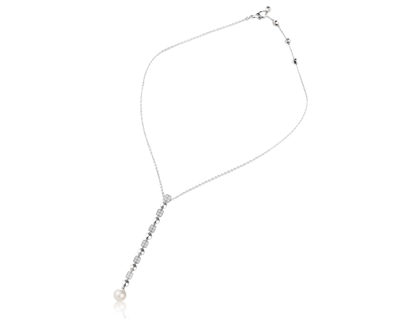 Оригинальное золотое колье с бриллиантами 0.40ct Bvlgari Lucea