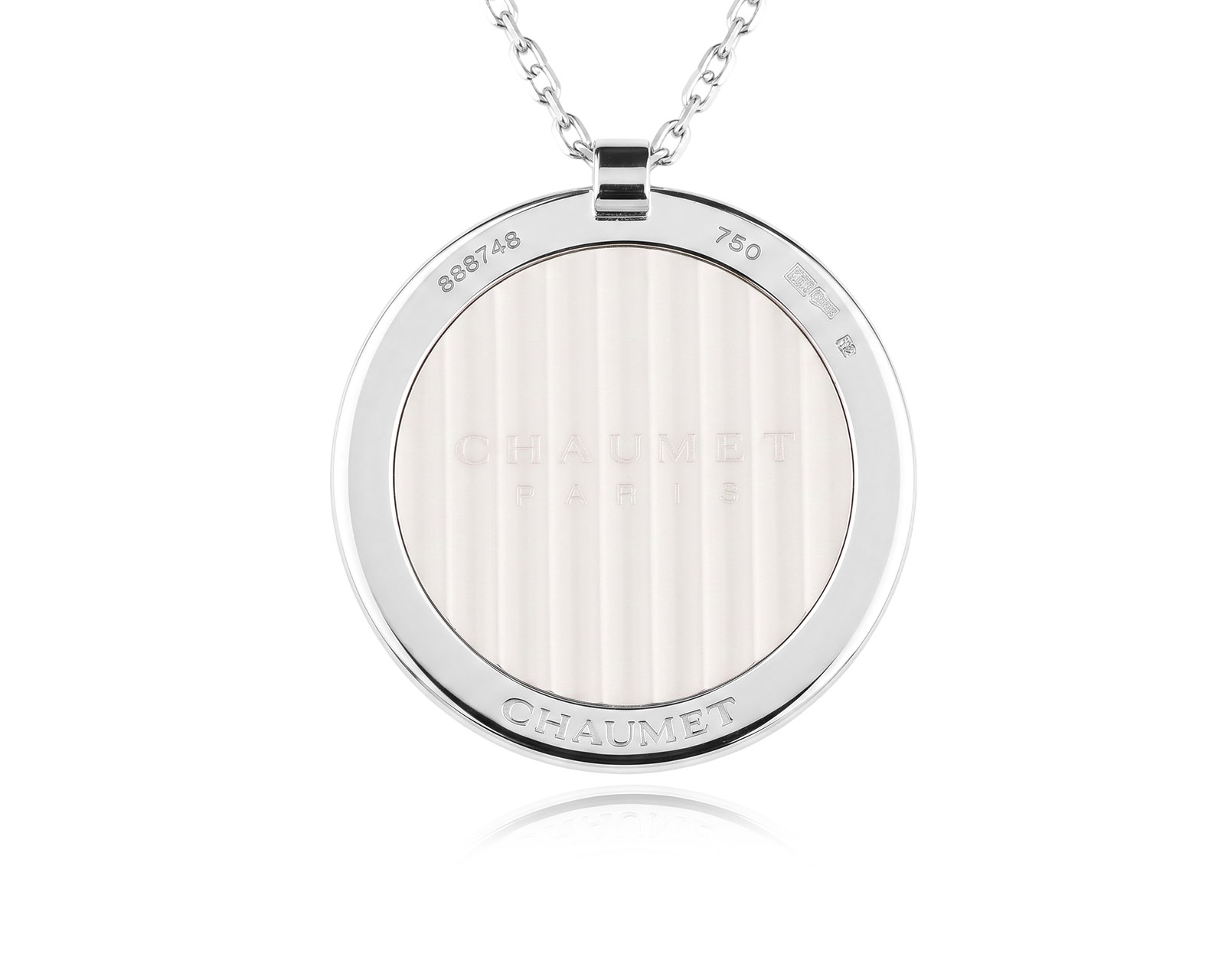 Оригинальный золотой кулон с бриллиантами 0.76ct Chaumet Class One