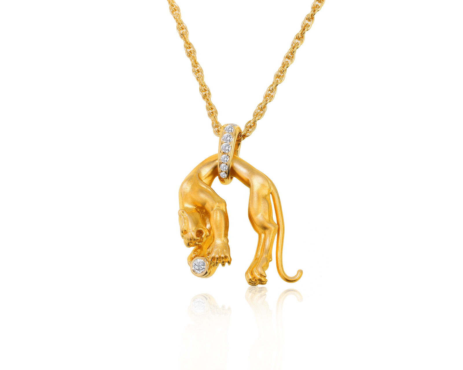 Оригинальный золотой кулон с бриллиантами 0.45ct Carrera y Carrera 011021/12 Оригинальный золотой кулон с бриллиантами 0.45ct Carrera y Carrera 011021/12